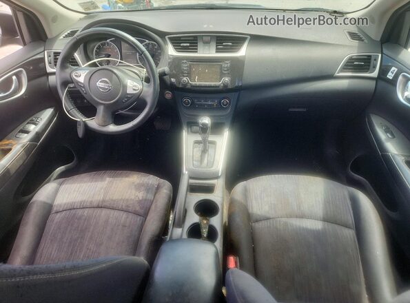 3N1AB7AP4GL684120 2016 NISSAN SENTRA Black Widok deski rozdzielczej