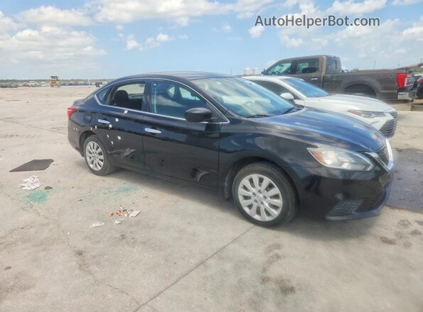 3N1AB7AP4GL684120 2016 NISSAN SENTRA Black Przód prawy