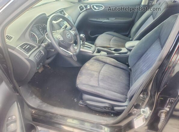 3N1AB7AP4GL684120 2016 NISSAN SENTRA Black Widok wnętrza z przodu