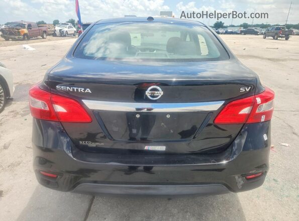 3N1AB7AP4GL684120 2016 NISSAN SENTRA Black Widok z tyłu