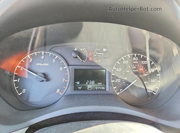 3N1AB7AP4GY214401 2016 NISSAN SENTRA Blue Вид щитка приладів
