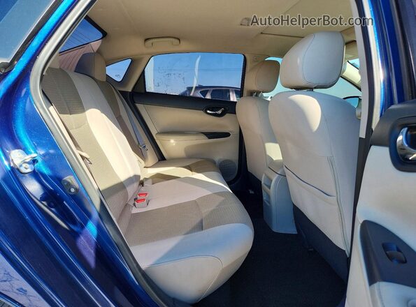 3N1AB7AP4GY214401 2016 NISSAN SENTRA Blue Вид задніх сидінь