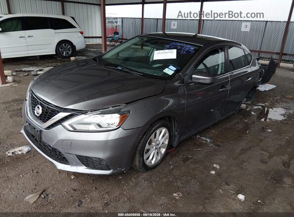 3N1AB7AP4GY253361 2016 NISSAN SENTRA Gray Առջևի ձախ երեք քառորդ տեսարան