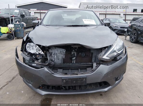 3N1AB7AP4GY258897 2016 NISSAN SENTRA Gray Вид задньої частини салону