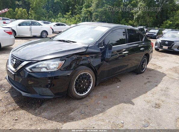 3N1AB7AP4GY266403 2016 NISSAN SENTRA Black Vista tres cuartos delantera izquierda