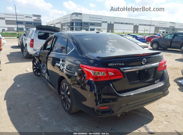 3N1AB7AP4GY267597 2016 NISSAN SENTRA Черный Задняя левая четверть