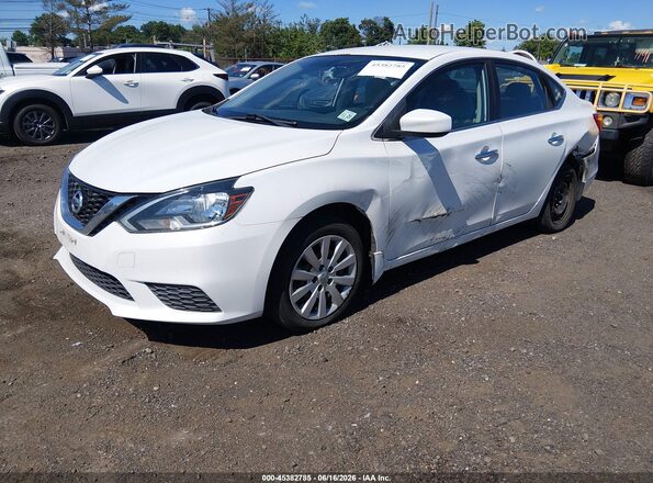 3N1AB7AP4GY290037 2016 NISSAN SENTRA White Առջևի ձախ երեք քառորդ տեսարան