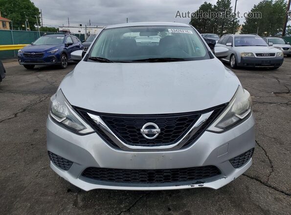 3N1AB7AP4GY290832 2016 NISSAN SENTRA Серебряный Вид спереди