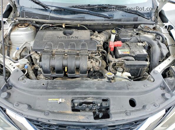 3N1AB7AP4GY290832 2016 NISSAN SENTRA Серебряный Вид задней части салона