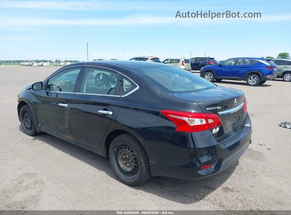 3N1AB7AP4GY292449 2016 NISSAN SENTRA Black Rear left