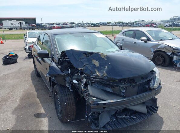 3N1AB7AP4GY292449 2016 NISSAN SENTRA Black Front view