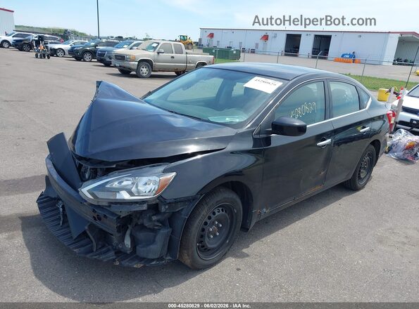 3N1AB7AP4GY292449 2016 NISSAN SENTRA Black Front left