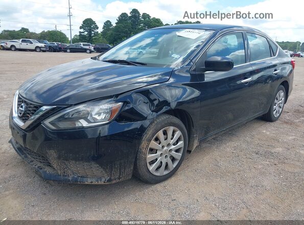 3N1AB7AP4GY313431 2016 NISSAN SENTRA Черный Передняя левая четверть