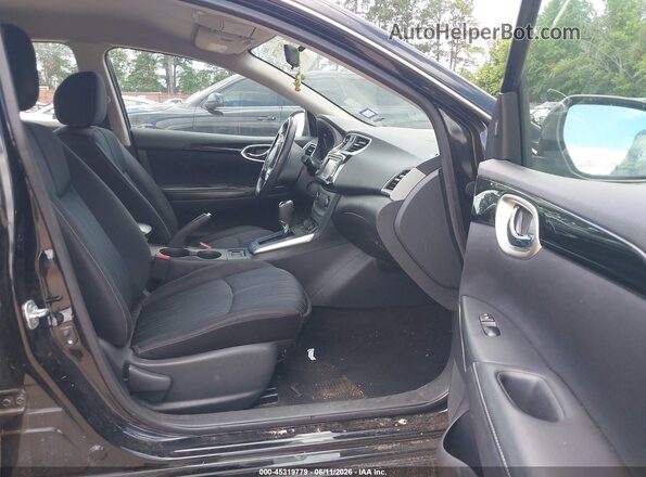 3N1AB7AP4GY313431 2016 NISSAN SENTRA Черный Вид салона спереди