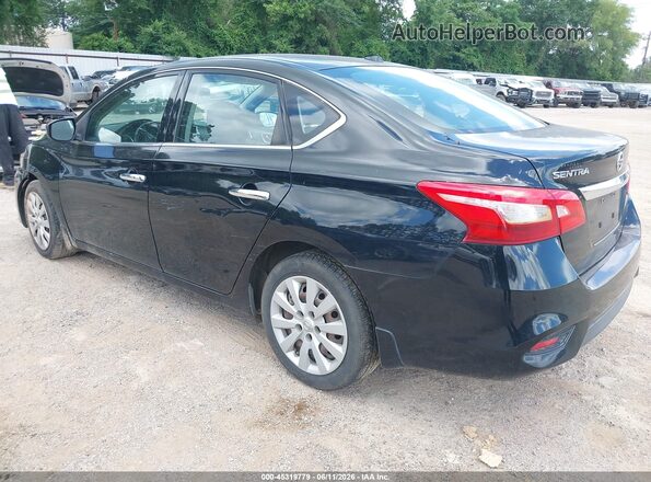 3N1AB7AP4GY313431 2016 NISSAN SENTRA Черный Задняя левая четверть