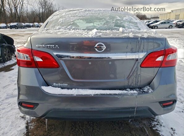 3N1AB7AP4GY319214 2016 NISSAN SENTRA Gray Rear view