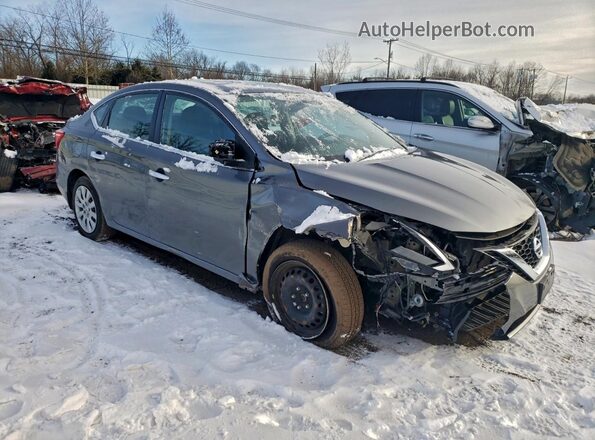 3N1AB7AP4GY319214 2016 NISSAN SENTRA Gray Front right