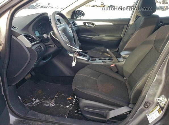 3N1AB7AP4GY319214 2016 NISSAN SENTRA Gray Front interior view