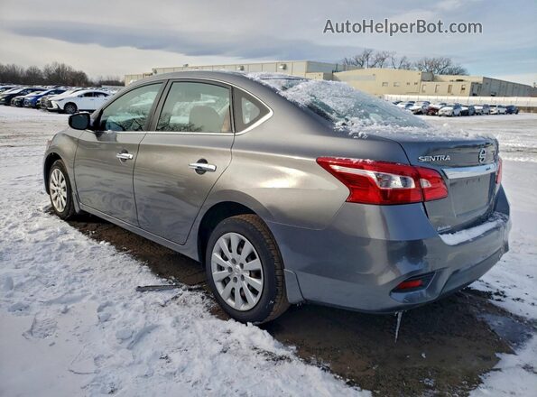 3N1AB7AP4GY319214 2016 NISSAN SENTRA Gray Rear left