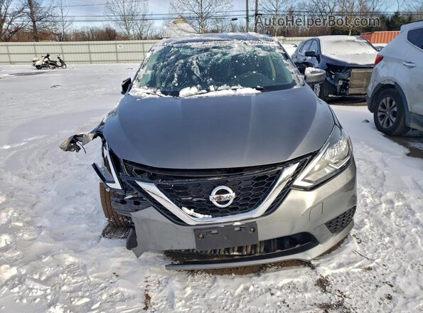 3N1AB7AP4GY319214 2016 NISSAN SENTRA Gray Front view
