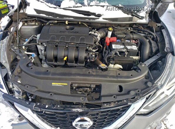 3N1AB7AP4GY319214 2016 NISSAN SENTRA Gray Rear interior view