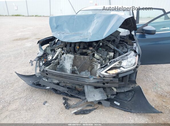 3N1AB7AP4GY325370 2016 NISSAN SENTRA Blue Front view