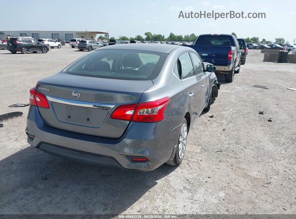 3N1AB7AP4HL638238 2017 NISSAN SENTRA Серый Задняя правая четверть
