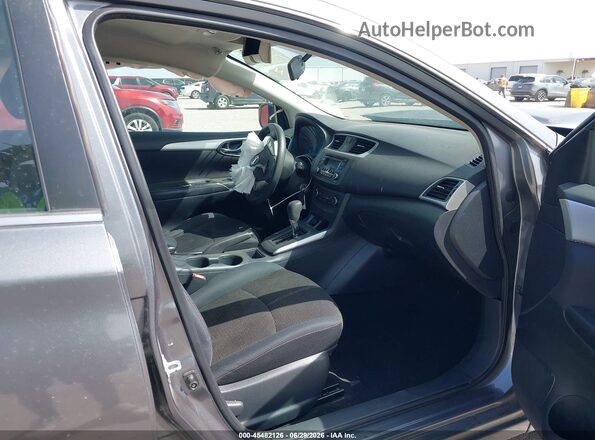 3N1AB7AP4HL638238 2017 NISSAN SENTRA Серый Вид салона спереди