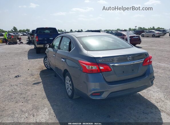 3N1AB7AP4HL638238 2017 NISSAN SENTRA Серый Задняя левая четверть