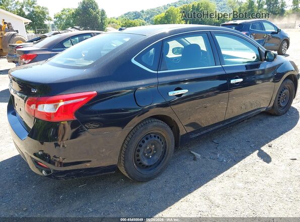 3N1AB7AP4HL698522 2017 NISSAN SENTRA Black Trasero derecho