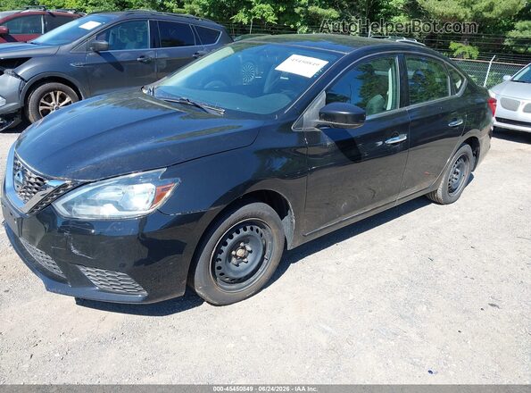3N1AB7AP4HL698522 2017 NISSAN SENTRA Black Vista tres cuartos delantera izquierda