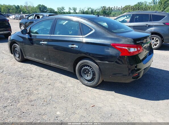 3N1AB7AP4HL698522 2017 NISSAN SENTRA Black Trasero izquierdo
