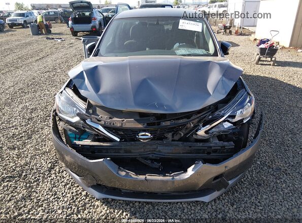 3N1AB7AP4HL706375 2017 NISSAN SENTRA Gray წინა ხედი