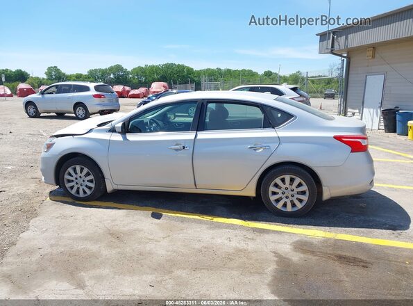 3N1AB7AP4HL709891 2017 NISSAN SENTRA Silver 