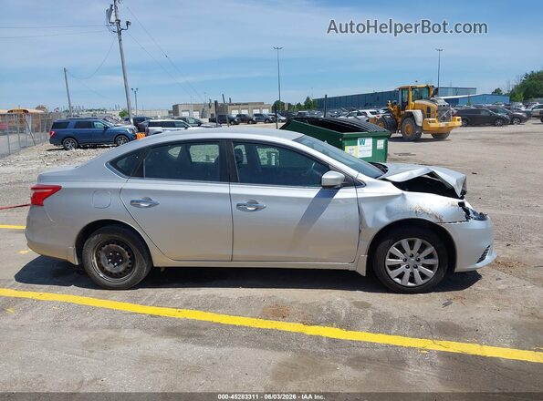 3N1AB7AP4HL709891 2017 NISSAN SENTRA Silver 