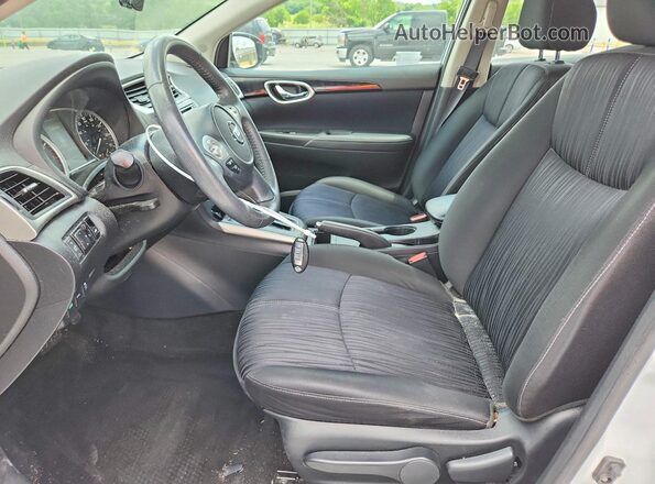 3N1AB7AP4HL716498 2017 NISSAN SENTRA White Սալոնի դիմացի տեսք