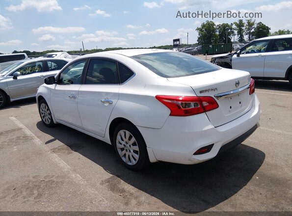 3N1AB7AP4HY240434 2017 NISSAN SENTRA Белый Задняя левая четверть