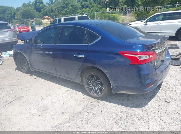 3N1AB7AP4HY255578 2017 NISSAN SENTRA Dark Blue Tył lewy
