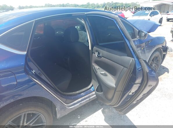 3N1AB7AP4HY255578 2017 NISSAN SENTRA Dark Blue Widok naklejki z numerem VIN
