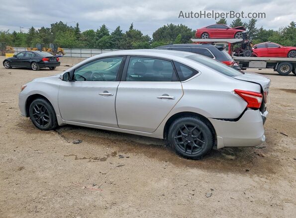 3N1AB7AP4HY257850 2017 NISSAN SENTRA Silver Задня ліва чверть