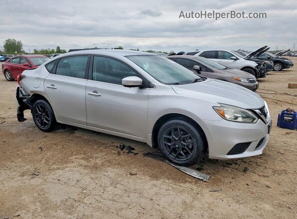 3N1AB7AP4HY257850 2017 NISSAN SENTRA Silver Передня права чверть