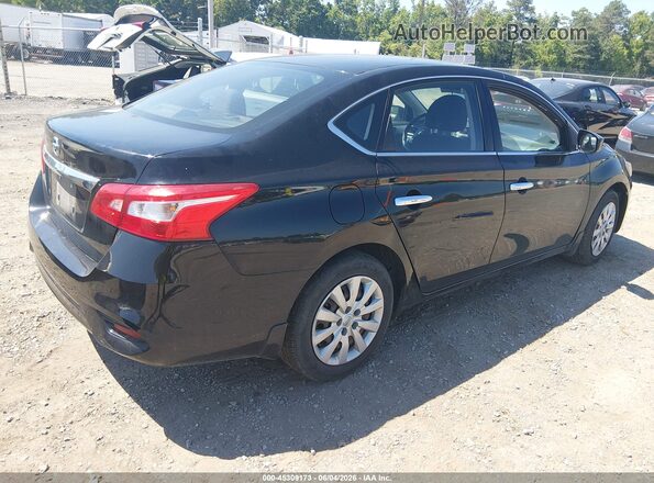 3N1AB7AP4HY280397 2017 NISSAN SENTRA Black Задня права чверть