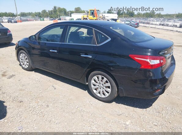 3N1AB7AP4HY280397 2017 NISSAN SENTRA Black Задня ліва чверть