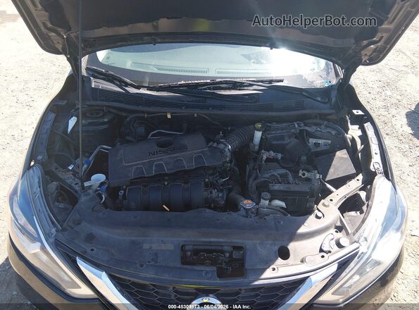 3N1AB7AP4HY280397 2017 NISSAN SENTRA Black Вид ззаду