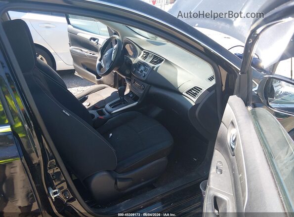 3N1AB7AP4HY280397 2017 NISSAN SENTRA Black Вид салону спереду
