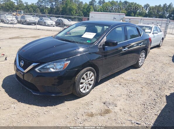 3N1AB7AP4HY280397 2017 NISSAN SENTRA Black Передня ліва чверть