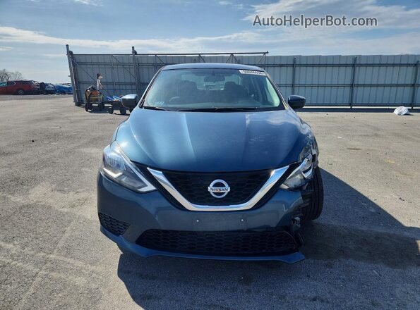 3N1AB7AP4HY281131 2017 NISSAN SENTRA Blue Widok z przodu