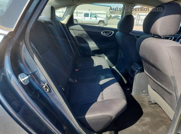 3N1AB7AP4HY281131 2017 NISSAN SENTRA Blue Widok tylnych siedzeń