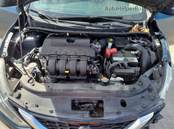 3N1AB7AP4HY281131 2017 NISSAN SENTRA Blue Widok wnętrza z tyłu