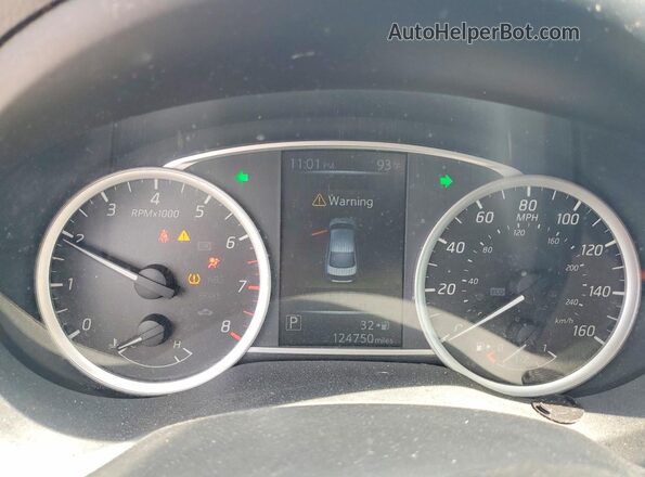 3N1AB7AP4HY296017 2017 NISSAN SENTRA White Instrument cluster view
